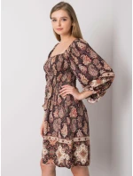 TW SK BI H3748 šaty.22X tmavě hnědá