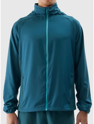 Pánská běžecká bunda Ultralight 4F - mořská zelená