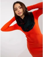 Dámský šátek AT KM S 6221 Tmavě modrá vzor - FPrice