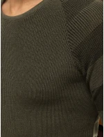 Pánský khaki svetr FashionStreet WX1637