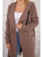 Zateplená bunda s kapucí mocca Zateplená bunda s kapucí mocca