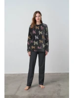 Vamp - Hřejivé dámské pyžamo 17928 - Vamp