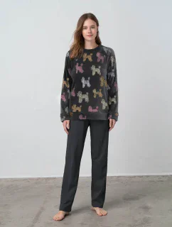 Vamp - Hřejivé dámské pyžamo 17928 - Vamp