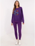 Sada EM KMPL 850.93 tmavě fialová