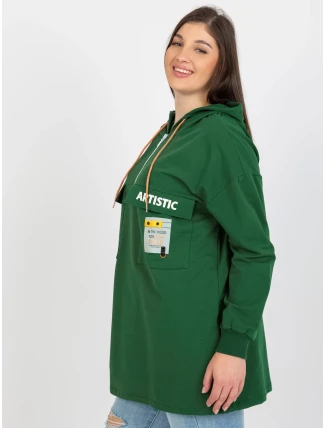 Mikina RV BL 8258.34 tmavě zelená