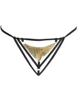 Provázek V-10378 černo-zlatý - Axami Provázek V-10378 černo-zlatý - Axami