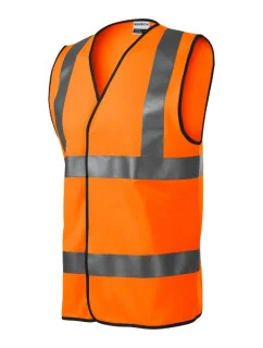 HV Bright bezpečnostní vesta unisex fluorescenční oranžová