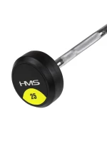 HMS GSL25 pevná pogumovaná činka/úchop 25 kg