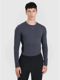 Pánské rychleschnoucí tréninkové tričko s dlouhým rukávem 4F 4FWMM00TFLOM507-22M pánské