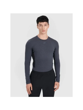 Pánské rychleschnoucí tréninkové tričko s dlouhým rukávem 4F 4FWMM00TFLOM507-22M pánské