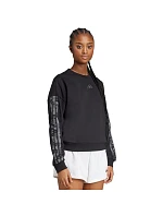 Dámská mikina adidas Animal Print 3-Stripes French Terry Sweatshirt black JM1835