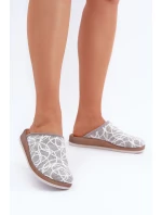 Lesklé dámské pantofle Inblu CT000028 Šedé