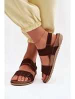Dámské sandály Inblu AA000070 Hnědé