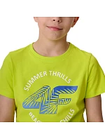 Tričko pro chlapce 4F M3284 sytě zelené 4FJWSS26TTSHM3284 45S Tričko pro chlapce 4F M3284 sytě zelené 4FJWSS26TTSHM3284 45S