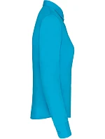 Kariban K 549 Popelínová halenka "Jessica" s dlouhým rukávem 20.K549 bright turquoise Kariban K 549 Popelínová halenka "Jessica" s dlouhým rukávem 20.K549 bright turquoise