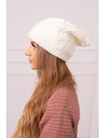 Dámská čepice Lorena K377 ecru
