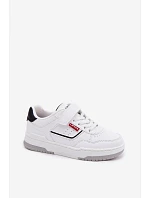 Dětské tenisky na suchý zip LEVI'S JOHN SE VJOH0012S Bílé