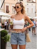 FashionStreet dámské modré džínové šortky SY0505