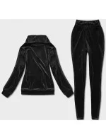 Černý komplet - mikina a legíny (YP-9968) Černý komplet - mikina a legíny (YP-9968)