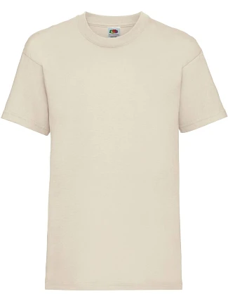 Fruit of the Loom Kids Valueweight T Dětské tričko 16.1033 natural