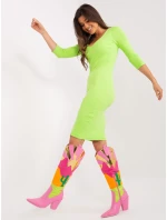 RV SK 8945 šaty.04 světle zelená RV SK 8945 šaty.04 světle zelená