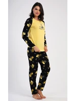 Dámské pyžamo dlouhé Včelka
