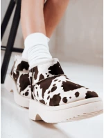 Dámské sněhové boty s tlustou podrážkou s nášivkami FashionStreet ZY1285