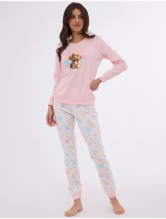 Pyžamo Cornette 671/376 Star long/r S-2XL dámské