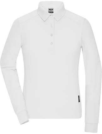 Daiber JN 1841 Dámské pracovní piqué polo s dlouhým rukávem 02.1841 white Daiber JN 1841 Dámské pracovní piqué polo s dlouhým rukávem 02.1841 white