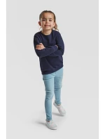 Fruit of the Loom Classic Kids Set-In Sweat Dětská mikina 16.2041 retro heather green