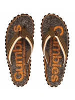 Unisex žabky Cairns Oranžová-hnědá-černá - Gumbies