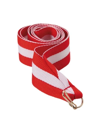 Stuha 22 mm - červená, bílá a červená