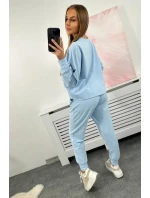 Set 2dílná mikina + kalhoty modrý Set 2dílná mikina + kalhoty modrý