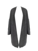 Dámský úpletový svetr delší jednobarevný - Lemoniade