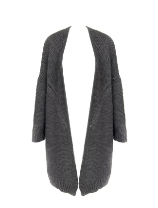 Dámský úpletový svetr delší jednobarevný - Lemoniade