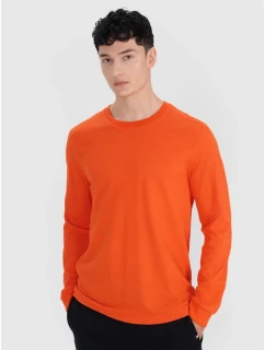 Pánské oversize hladké tričko s dlouhým rukávem 4F 4FRSS25TLONM518-70S pánské