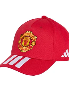 Dětská čepice adidas Manchester United, červeno-bílá, KT0655