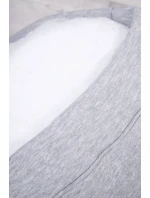 Zateplená mikina s asymetrickým zipem šedá