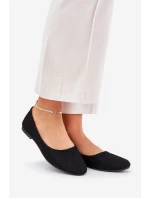 Dámské Baletky Ploché S třpytkami Černé Tatorelis Dámské Baletky Ploché S třpytkami Černé Tatorelis
