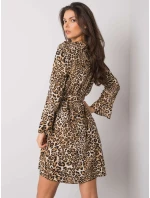 Šaty DHJ SK 13891B 2.72P černá a béžová