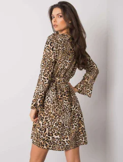 Šaty DHJ SK 13891B 2.72P černá a béžová