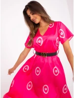 DHJ SK 17260 šaty.90 tmavě růžová