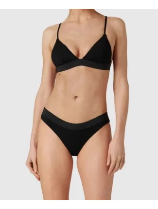 Dámský vrchní díl plavek KW02029 BEH černá - Calvin Klein Dámský vrchní díl plavek KW02029 BEH černá - Calvin Klein