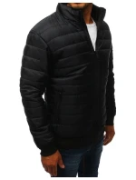 Pánská přechodná prošívaná bunda černá TX3270