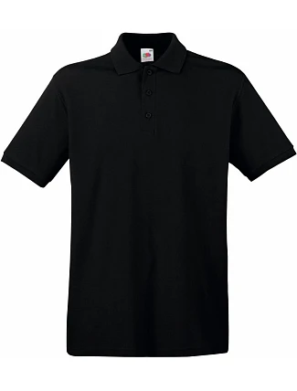 Fruit of the Loom Premium Polo Piqué polo 16.3218 black Fruit of the Loom Premium Polo Piqué polo 16.3218 black