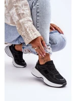 Modní Dámské Sportovní Boty S Síťovinou Černá Venice