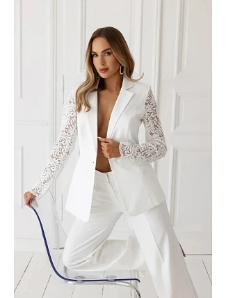 Dámské sako M865 ecru - Moe