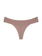 Dámské kalhotky Body Make-Up Illusion String EX - BROWN - sv. hnědé 00ZE - TRIUMPH