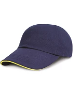 Result Headwear RC 024XP 6 panelová nízkoprofilová sandwich kšiltovka 28.24XP navy/yellow
