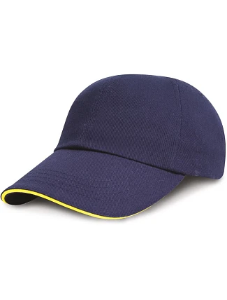 Result Headwear RC 024XP 6 panelová nízkoprofilová sandwich kšiltovka 28.24XP navy/yellow